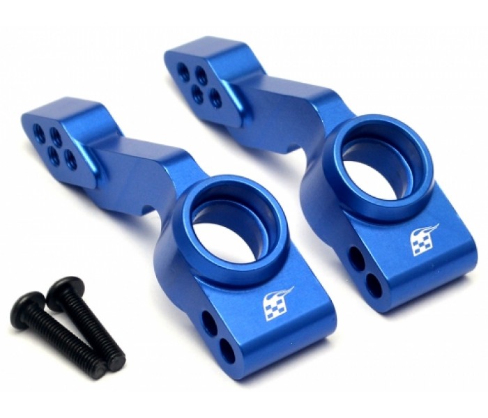 Aluminum Rear Knuckle - 1 Pair Blue