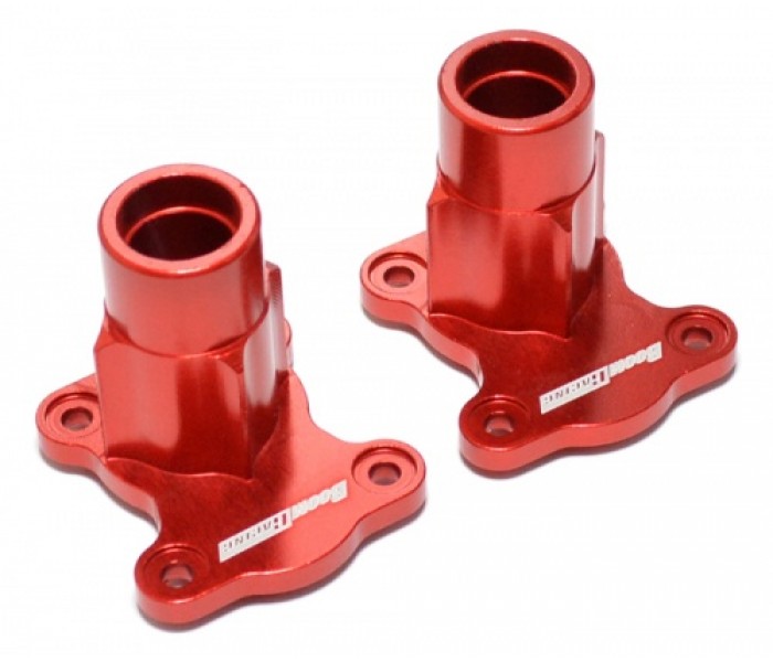 Aluminum Rear Axle Lockout (2) Red